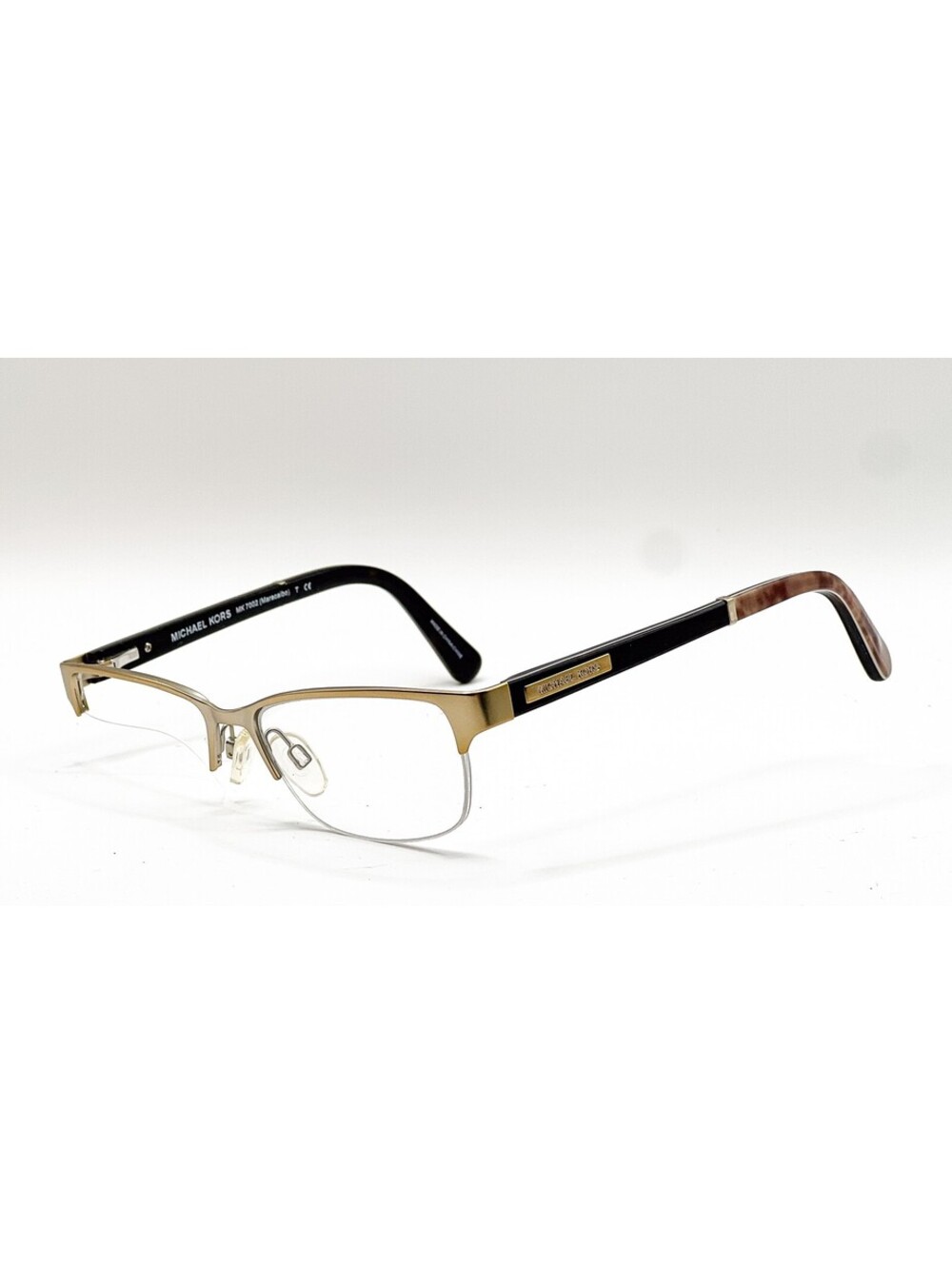 Michael Kors MK 7002 1006 Satin Gold Dark Tortoise Snake Eyeglass Frames 50-15